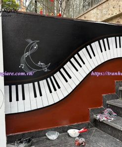 vẽ tranh tường tại trường THCS và THPT