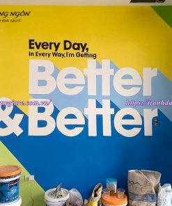 vẽ tranh tường tại trường THCS và THPT