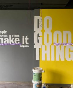 vẽ tranh tường tại trường THCS và THPT