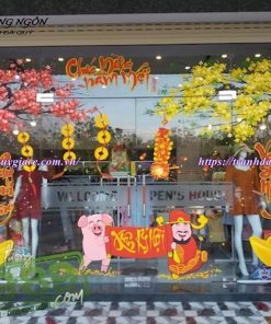 Vẽ Tranh Tường Trang Trí Ngày Tết