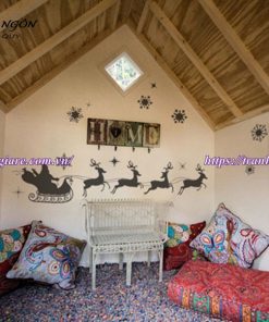 Vẽ Tranh Tường Trang Trí Noel, giáng sinh