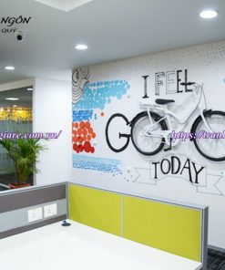 vẽ tranh tường văn phòng công ty