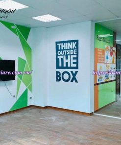 vẽ tranh tường văn phòng công ty