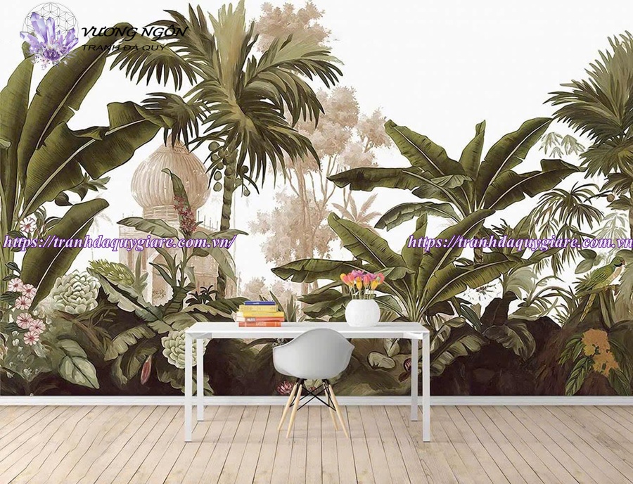 vẽ tranh tường văn phòng công ty