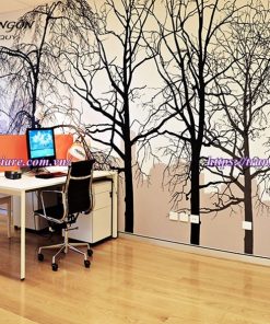 vẽ tranh tường văn phòng công ty